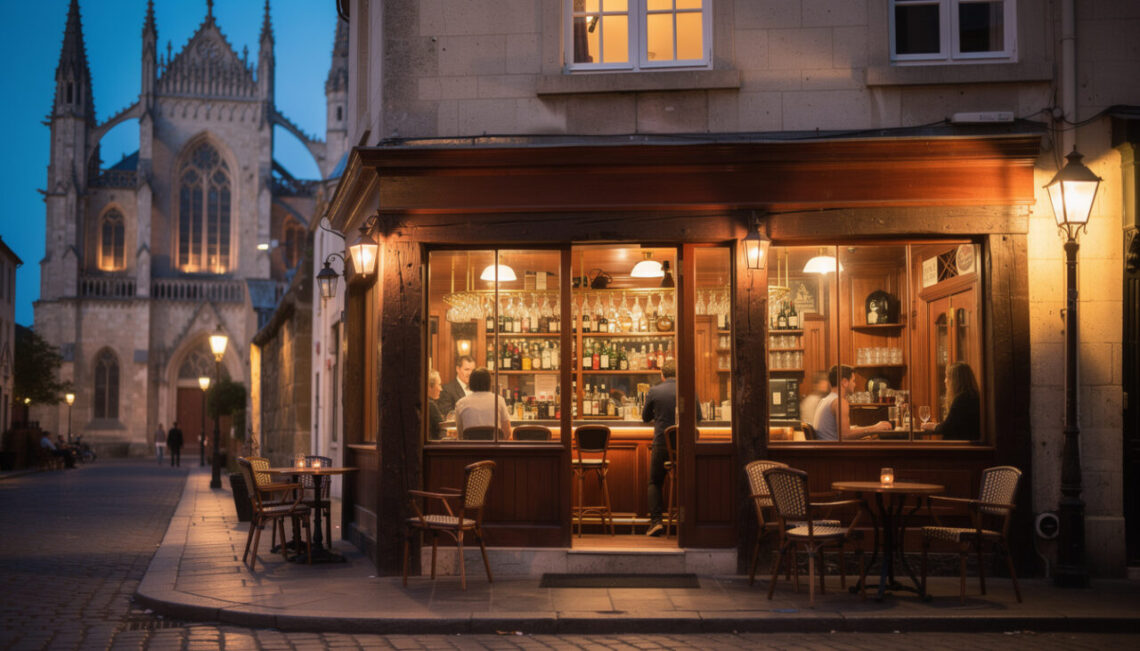 découvrez un bar chaleureux situé au cœur du quartier, à deux pas de la cathédrale, idéal pour des moments conviviaux et authentiques.